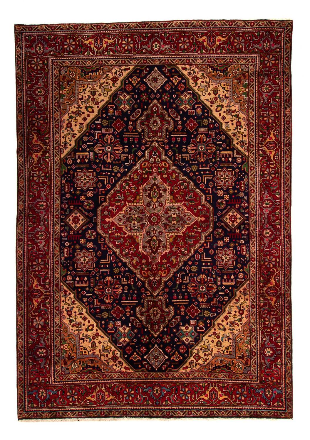 Perserteppich - Täbriz 297 x 197 cm - dunkelblau