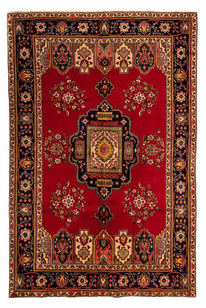 Perserteppich - Täbriz 297 x 197 cm - dunkelrot