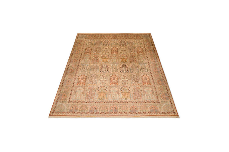 Seidenteppich - Kaschmir Seide 308 x 241 cm Wohnzimmer Teppich