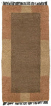 Nepal Teppich 70x140cm - Wollteppich - Rechteckig / Braun / 70 x 140 cm Rechteckig