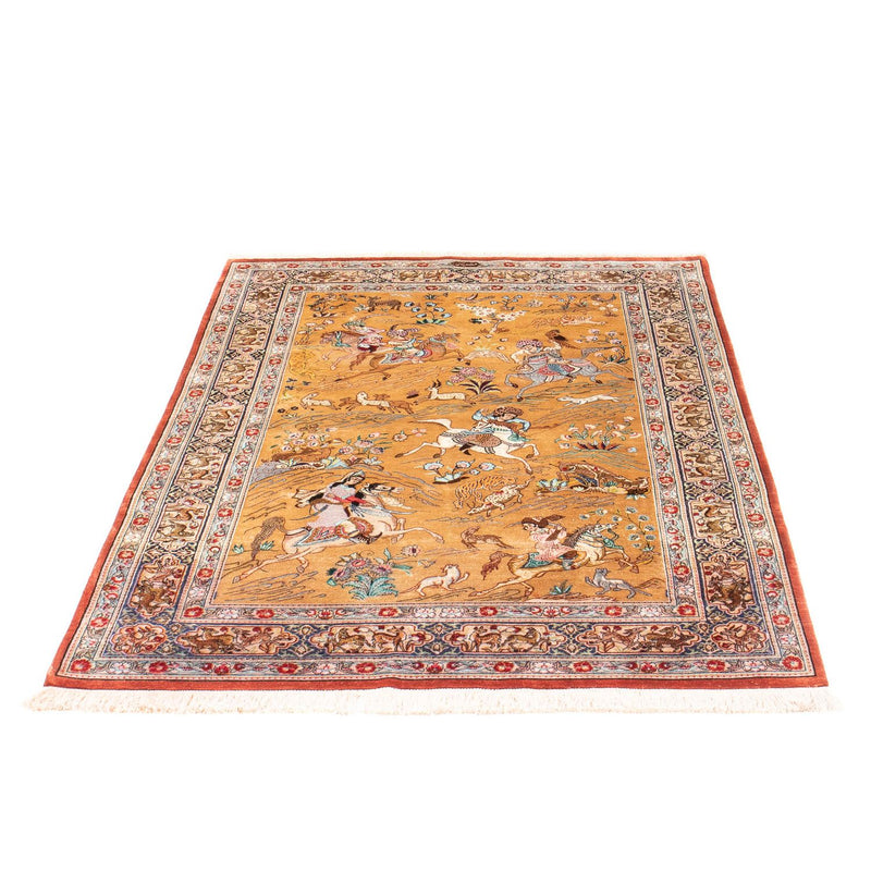 Seidenteppich - Ghom Seide - Premium 156 x 100 cm Teppichbrücke