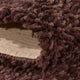 Läufer Hochflor - 201 x 69 cm - braun