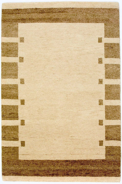 Gabbeh Teppich Indus 122x185cm - Wollteppich