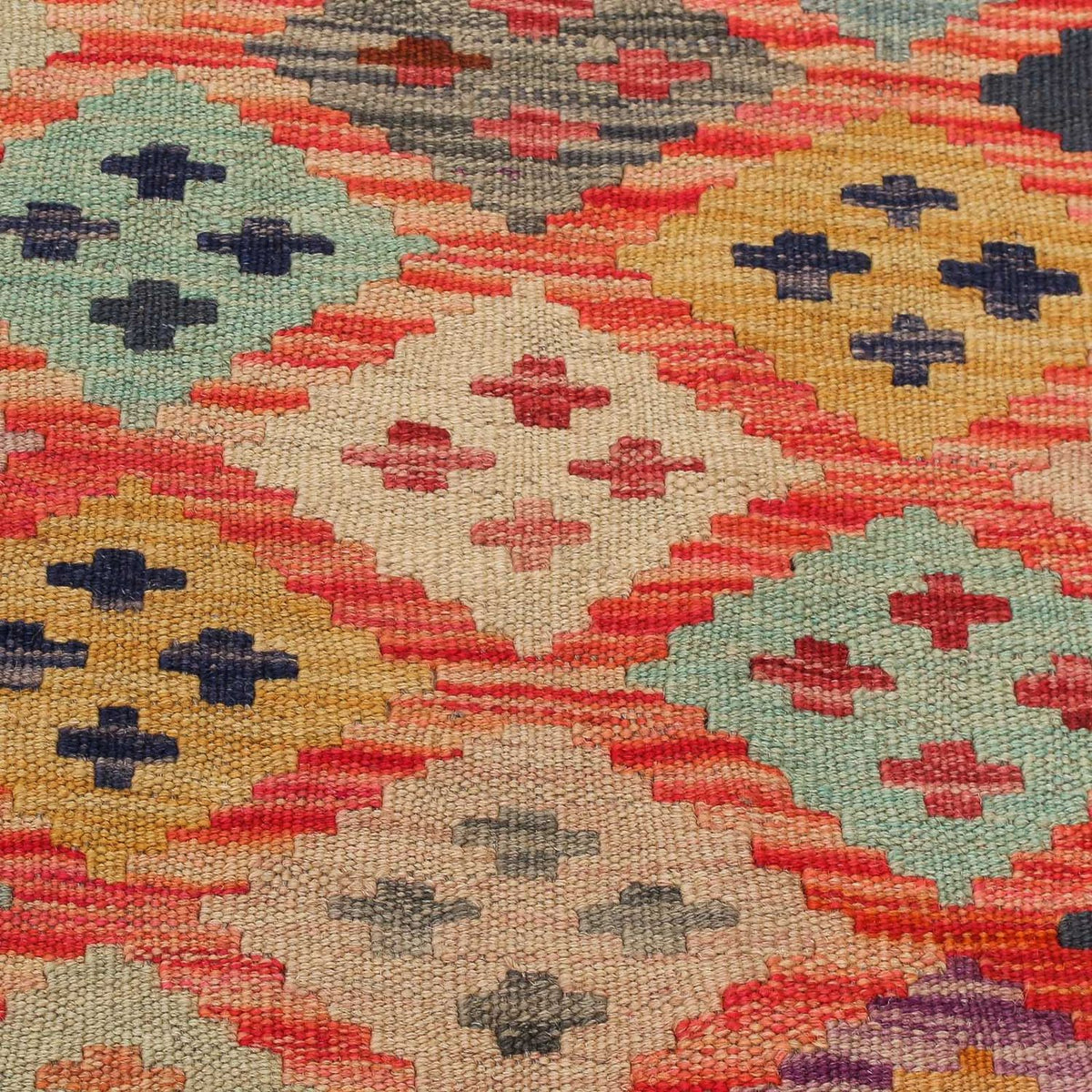 Kelim Teppich - Splash 197 x 148 cm - mehrfarbig