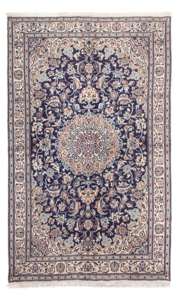 Perserteppich - Nain - 248 x 159 cm - dunkelblau