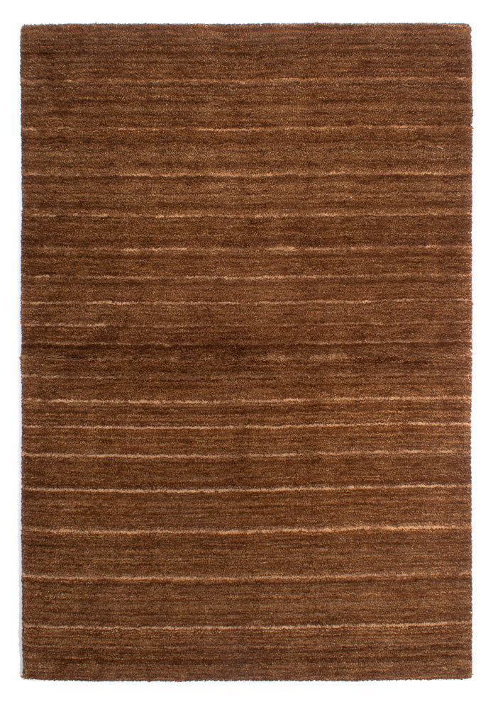 Wollteppich - 194 x 135 cm - braun