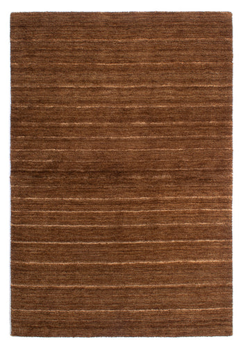 Wollteppich - 194 x 135 cm - braun