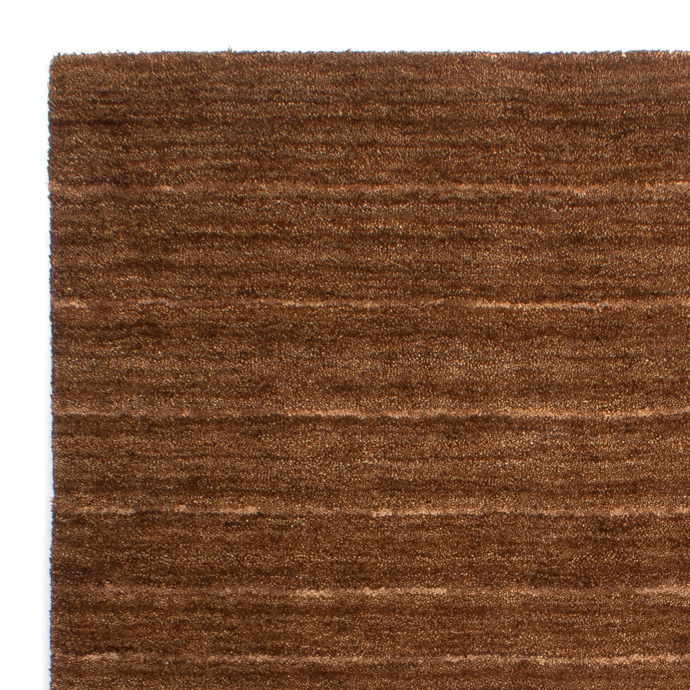 Wollteppich - 194 x 135 cm - braun