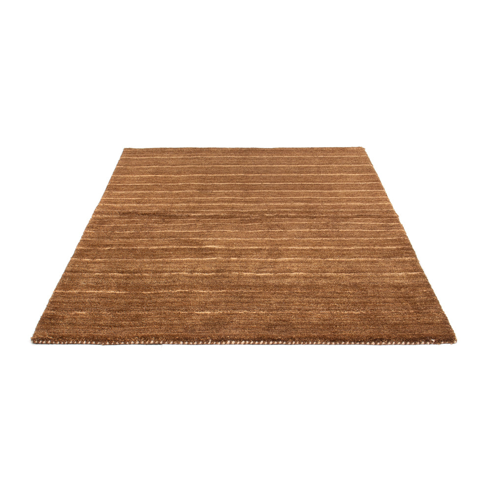 Wollteppich - 194 x 135 cm - braun