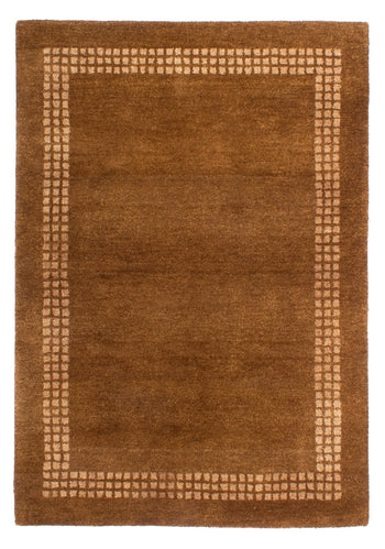 Wollteppich - 193 x 135 cm - braun