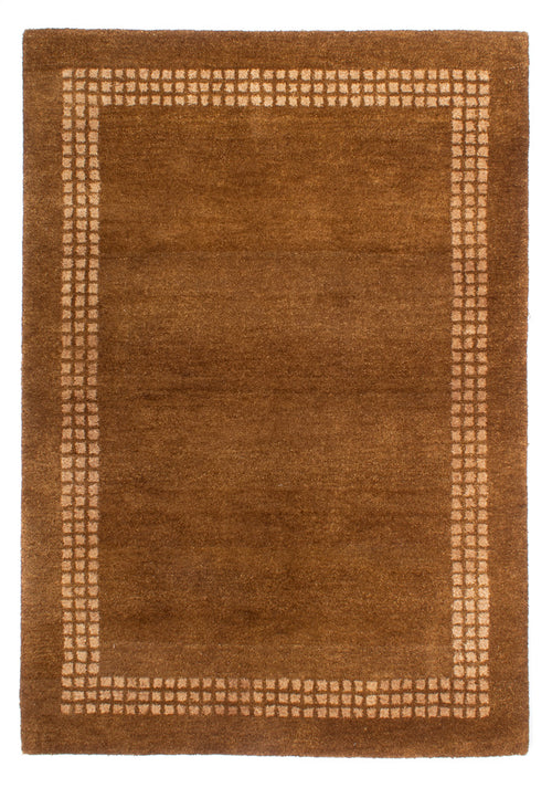 Wollteppich - 193 x 135 cm - braun