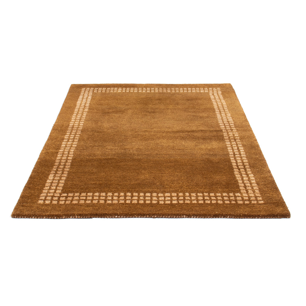 Wollteppich - 193 x 135 cm - braun