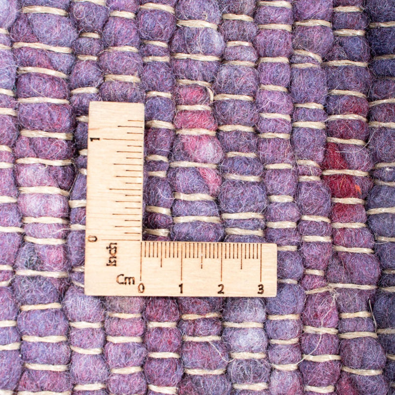 Hochflor Teppich - 240 x 170 cm - lila