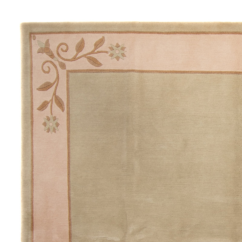 Nepal Teppich - Royal quadratisch  - 250 x 250 cm - olivgrün
