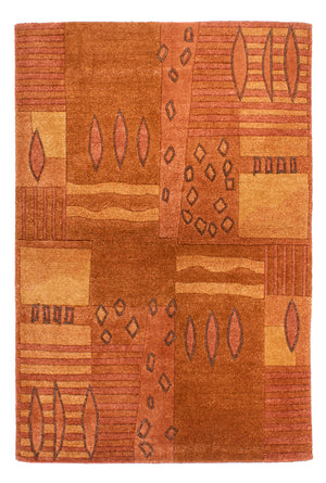 Nepal Teppich - 183 x 120 cm - braun