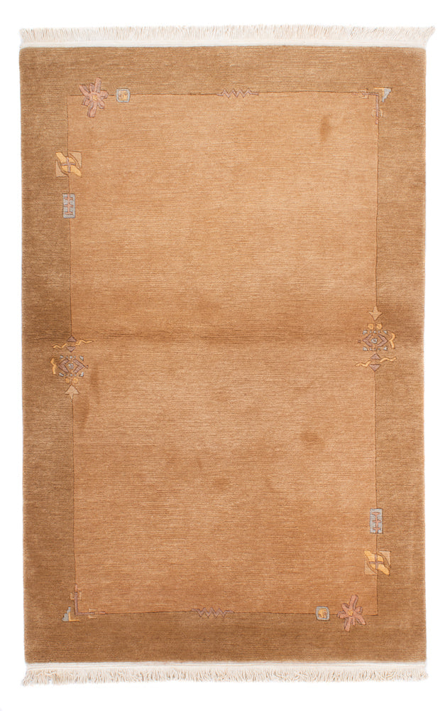 Nepal Teppich - 185 x 121 cm - braun