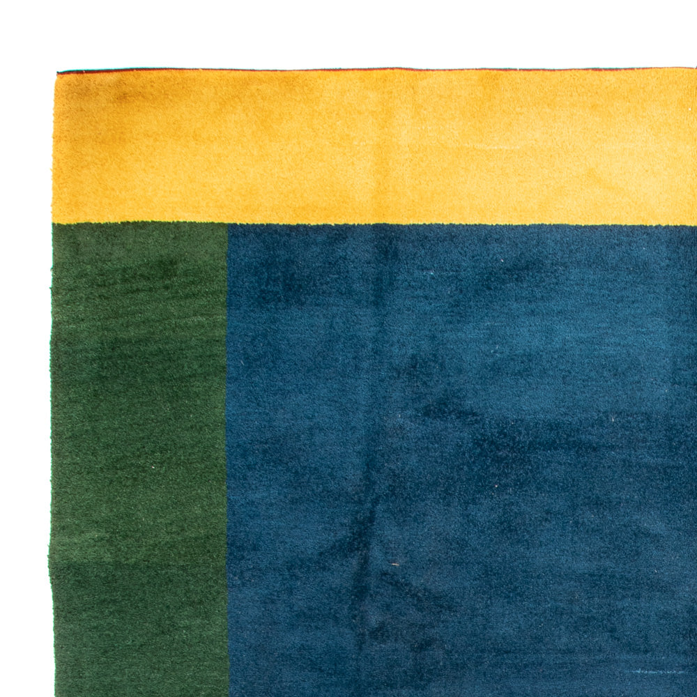 Gabbeh Teppich - Indus - 393 x 297 cm - blau