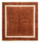 Nepal Teppich quadratisch  - 250 x 250 cm - braun