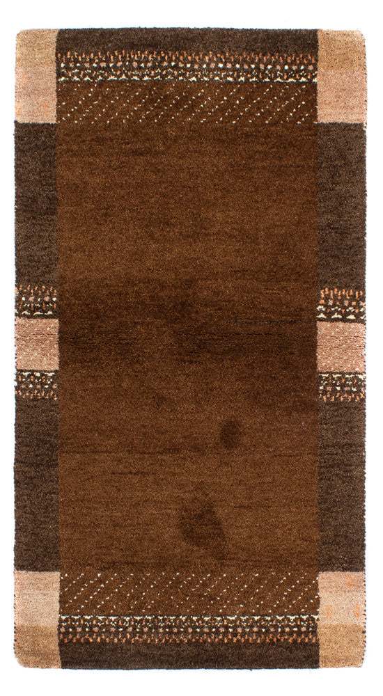 Gabbeh Teppich - Indus - 160 x 90 cm - braun