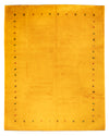 Gabbeh Teppich Indus 299x388cm - Wollteppich - Rechteckig / Gelb / 299 x 388 cm Rechteckig