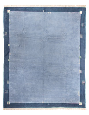 Nepal Teppich - 401 x 300 cm - blau