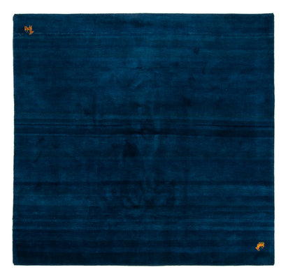 Gabbeh Teppich - Indus quadratisch  - 261 x 246 cm - dunkelblau