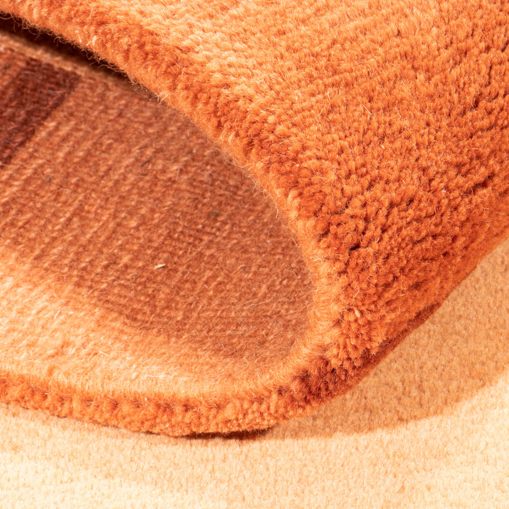 Nepal Teppich - Royal - 162 x 92 cm - rost