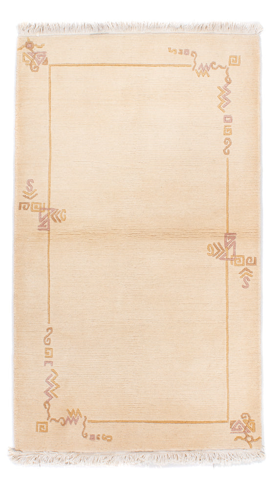 Nepal Teppich - Royal - 159 x 91 cm - beige