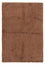 Hochflor Teppich - 190 x 133 cm - braun