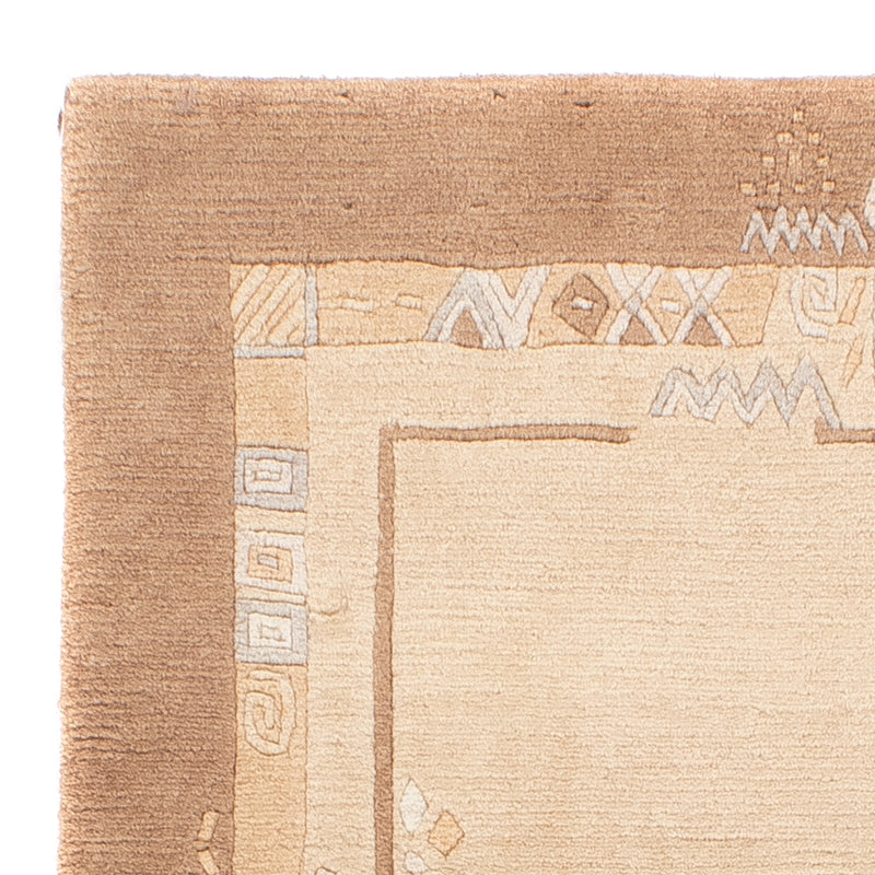 Nepal Teppich - Royal - 141 x 72 cm - beige