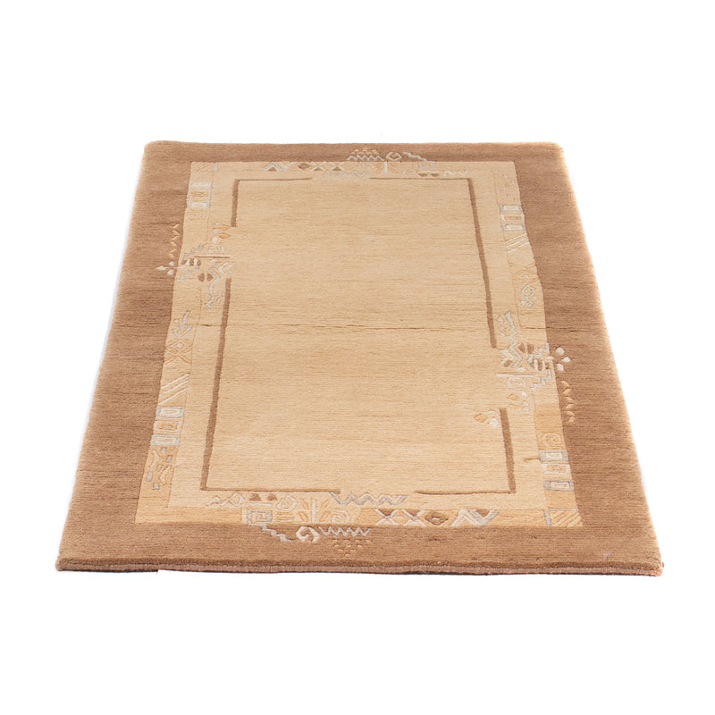 Nepal Teppich - Royal - 141 x 72 cm - beige