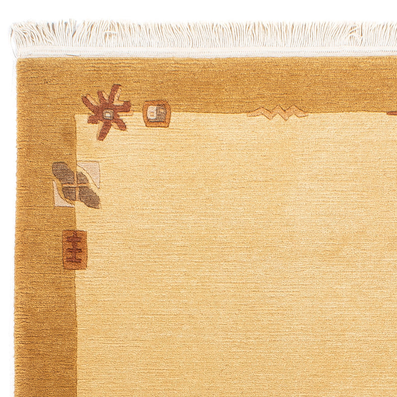 Nepal Teppich - Royal - 144 x 73 cm - beige