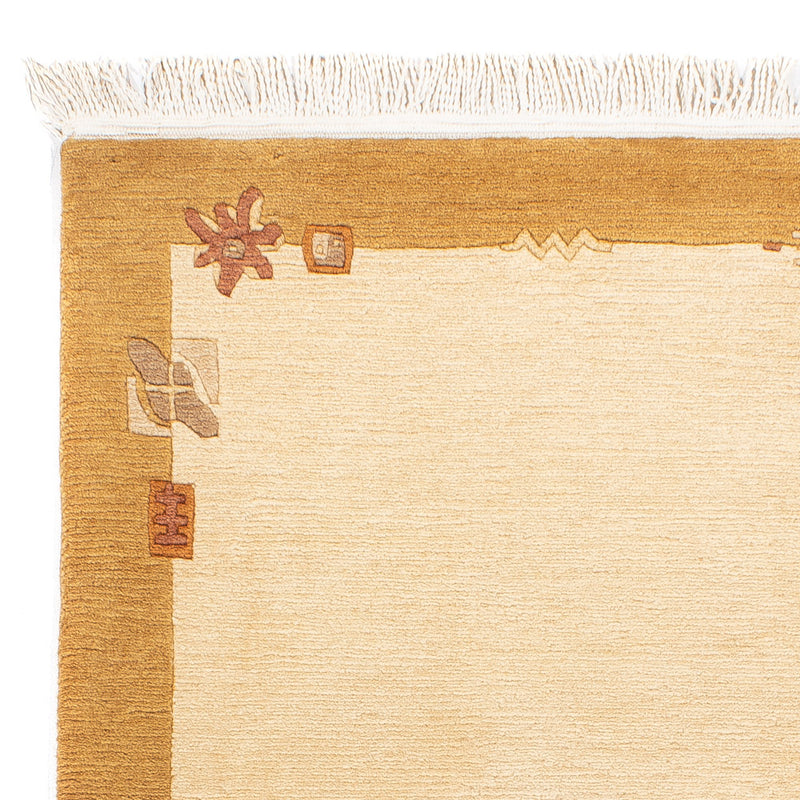 Nepal Teppich - Royal - 140 x 71 cm - beige