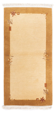 Nepal Teppich - Royal - 141 x 72 cm - beige