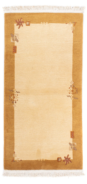 Nepal Teppich - Royal - 138 x 71 cm - beige