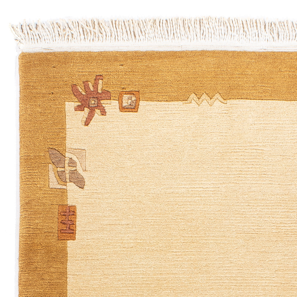 Nepal Teppich 138x71cm - Wollteppich
