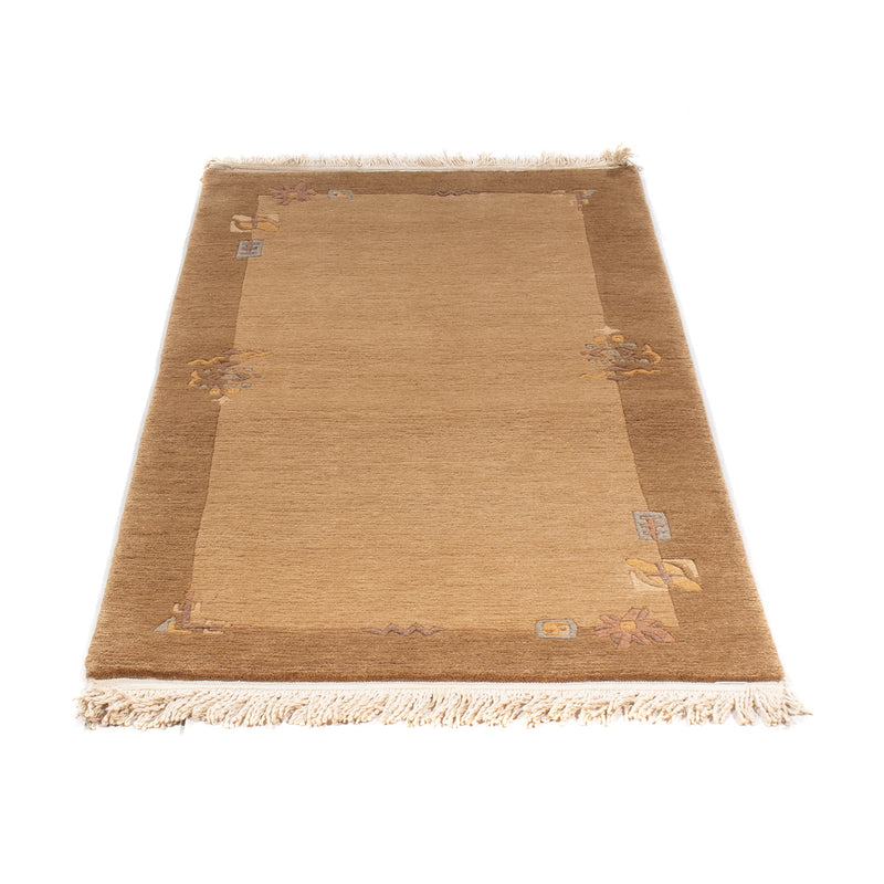 Nepal Teppich - Royal - 143 x 71 cm - hellbraun