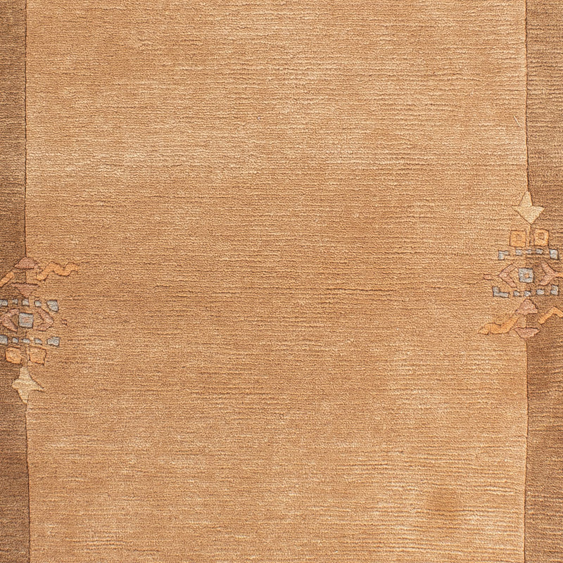 Nepal Teppich - Royal - 138 x 73 cm - hellbraun