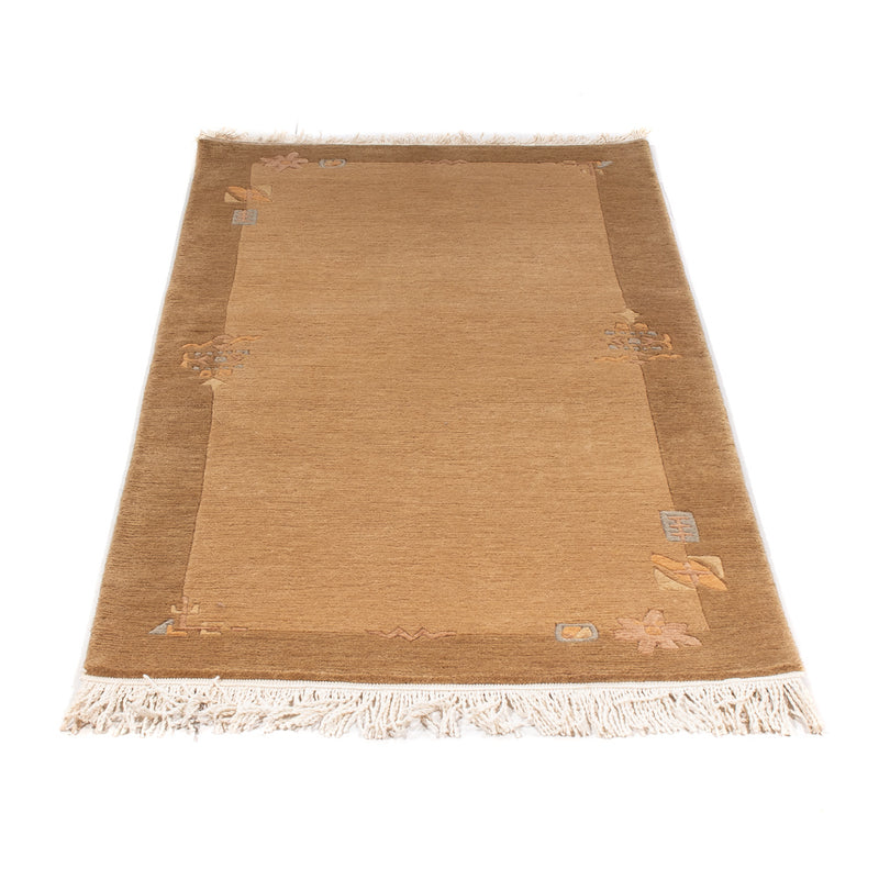 Nepal Teppich - Royal - 138 x 73 cm - hellbraun