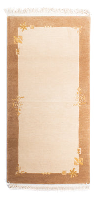 Nepal Teppich - Royal - 143 x 73 cm - beige