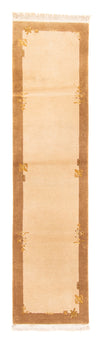 Nepal Teppich 70x263cm - Wollteppich - Läufer / Beige / 70 x 263 cm Läufer