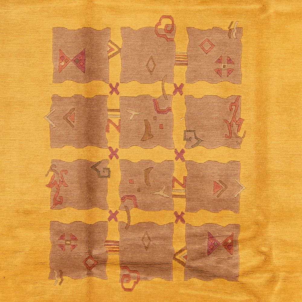 Nepal Teppich - Royal - 355 x 256 cm - gold