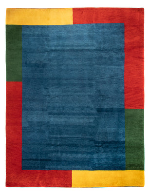 Gabbeh Teppich - Indus - 397 x 285 cm - blau