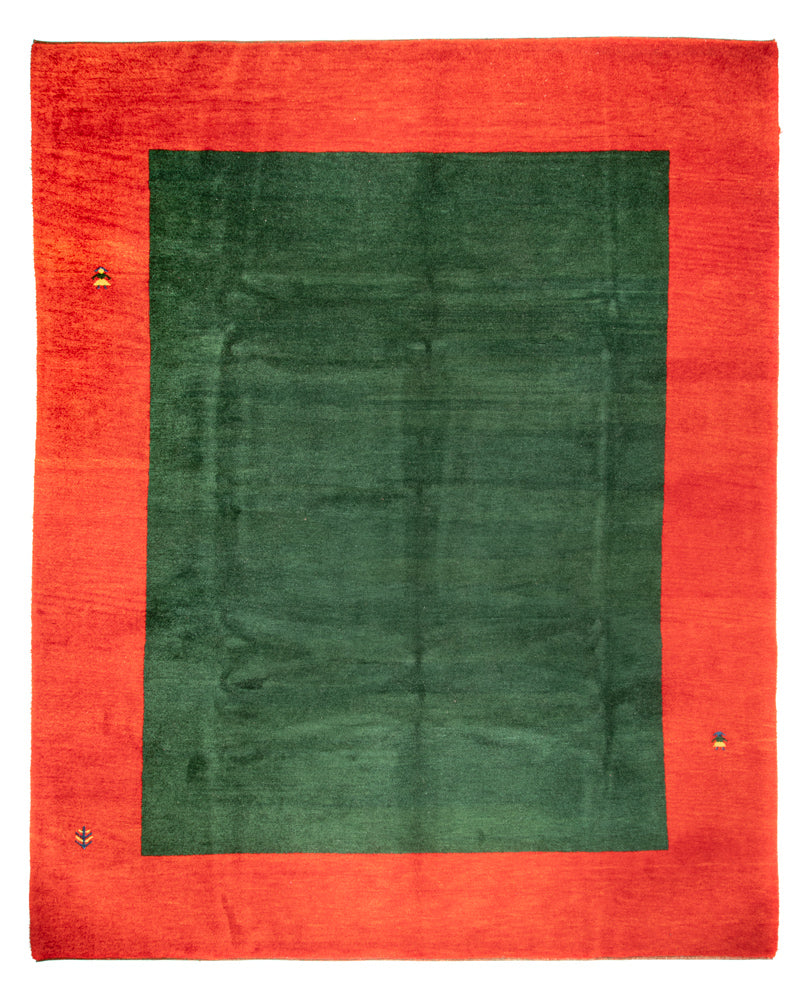 Gabbeh Teppich - Indus - Royal - 402 x 316 cm - grün