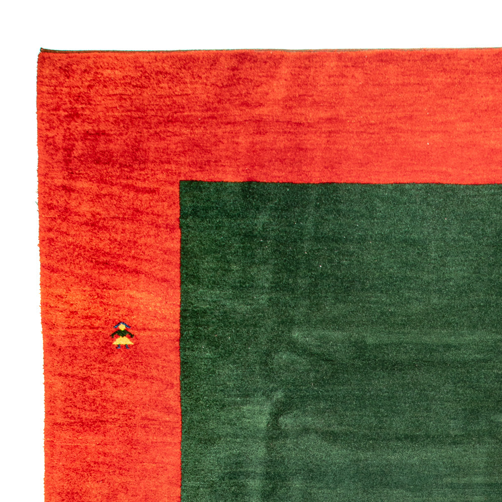 Gabbeh Teppich - Indus - Royal - 402 x 316 cm - grün