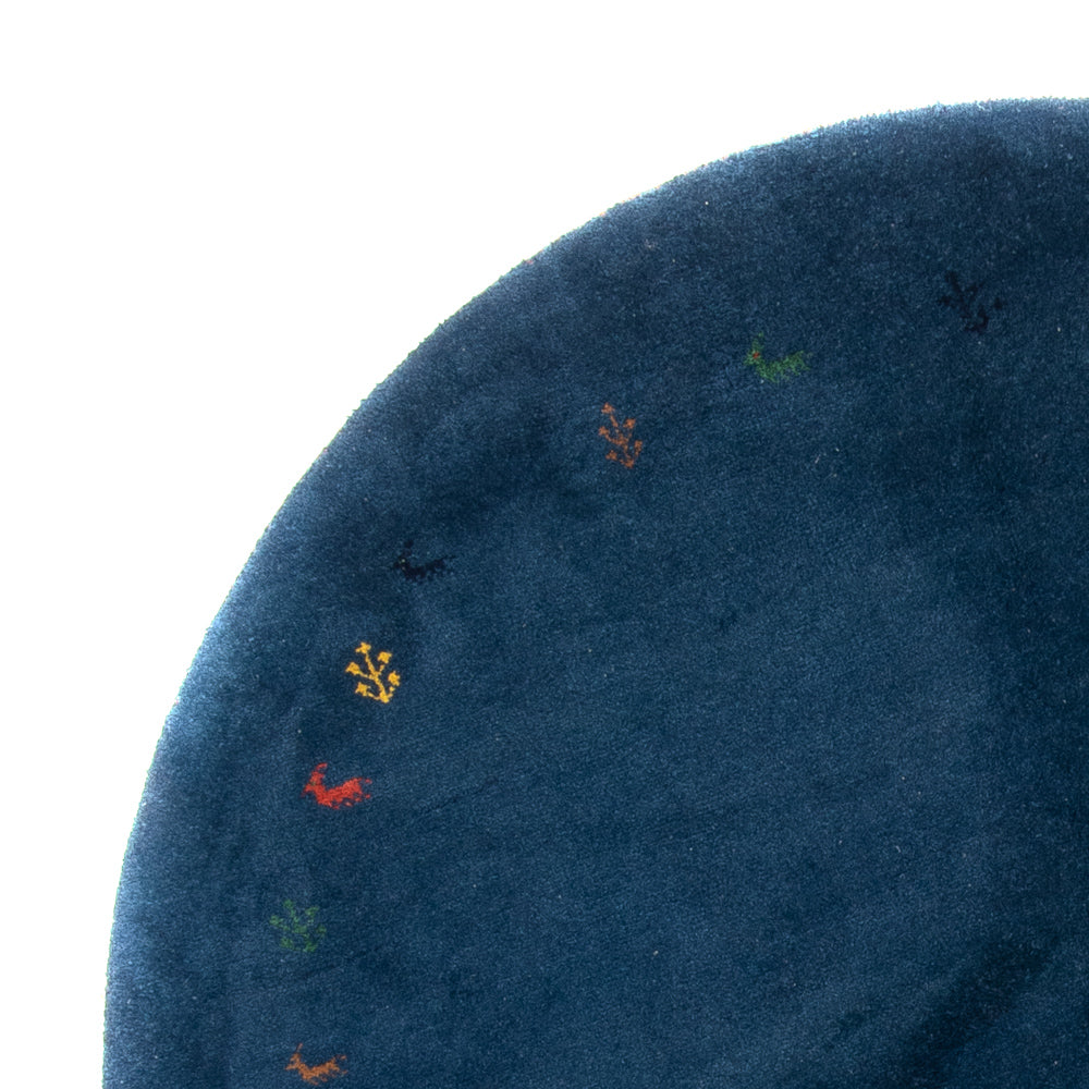 Gabbeh Teppich Indus 196x196cm - Wollteppich