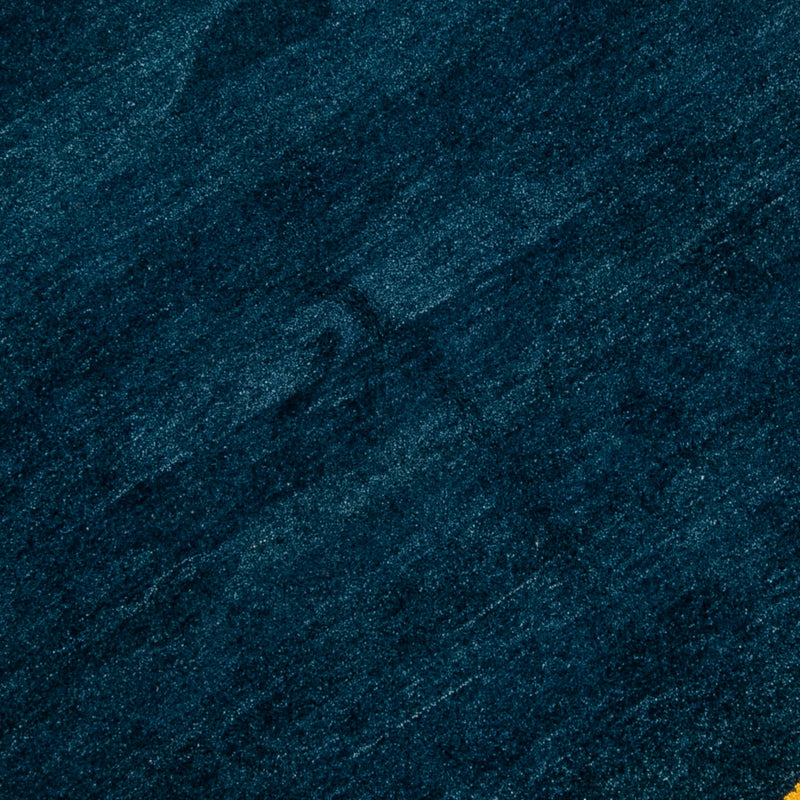 Gabbeh Teppich - Indus rund  - 193 x 193 cm - blau