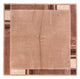 Teppich rund  - 200 x 200 cm - braun