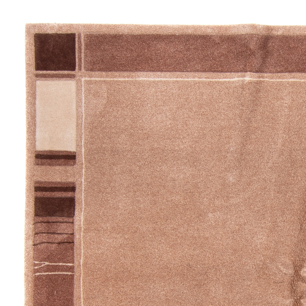 Teppich rund  - 200 x 200 cm - braun