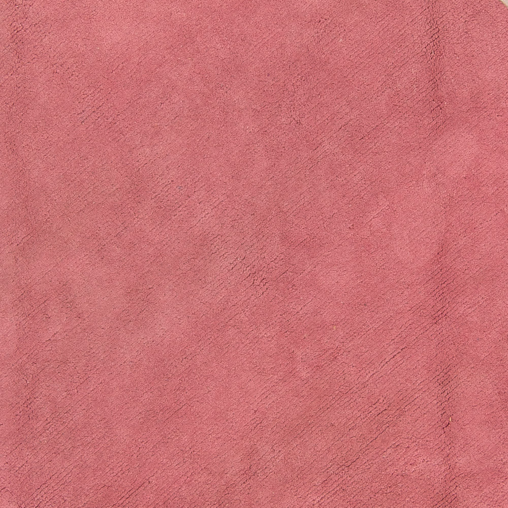 Nepal Teppich rund  - 197 x 197 cm - fuchsia